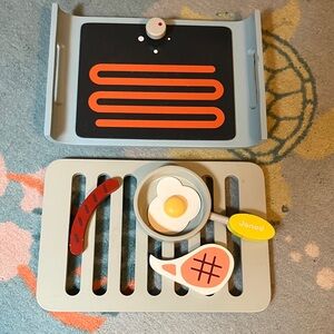 Wooden Play Kitchen Set